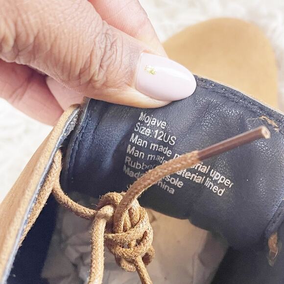 Hawke & Co. Mojave Chukka Classic‎ Men's Boots Sand Faux Suede Size 12 - Picture 7 of 9